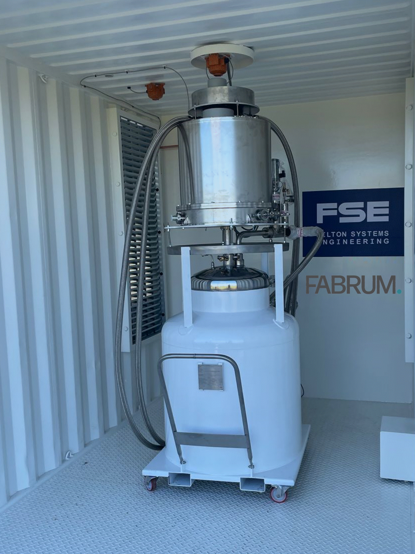 Fabrum hydrogen liquefaction unit